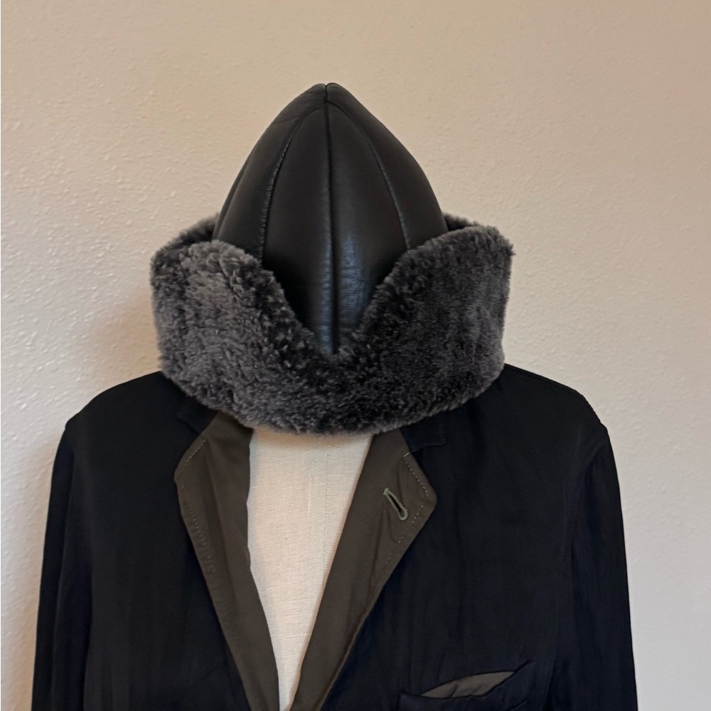 Leather hat